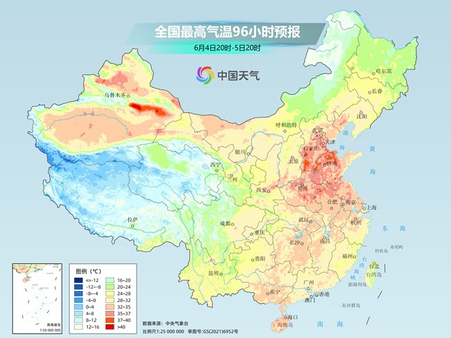 气温弹射起飞！河(🥤)北、河南、山东部分地区最高气温将超过38℃